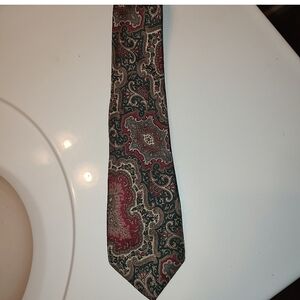 Christian Dior Paisley silk tie